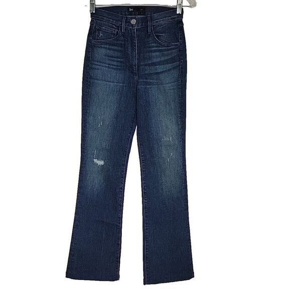 3X1 Women's Bootcut Jeans Size 25 Medium Wash Blue Denim Altered 25x29 - Picture 1 of 11